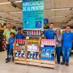 Carrinho Solidário do Rotary. Nova campanha supera 200 quilos de mantimentos para o Educandário, que atende 123 crianças e 80 famílias carentes