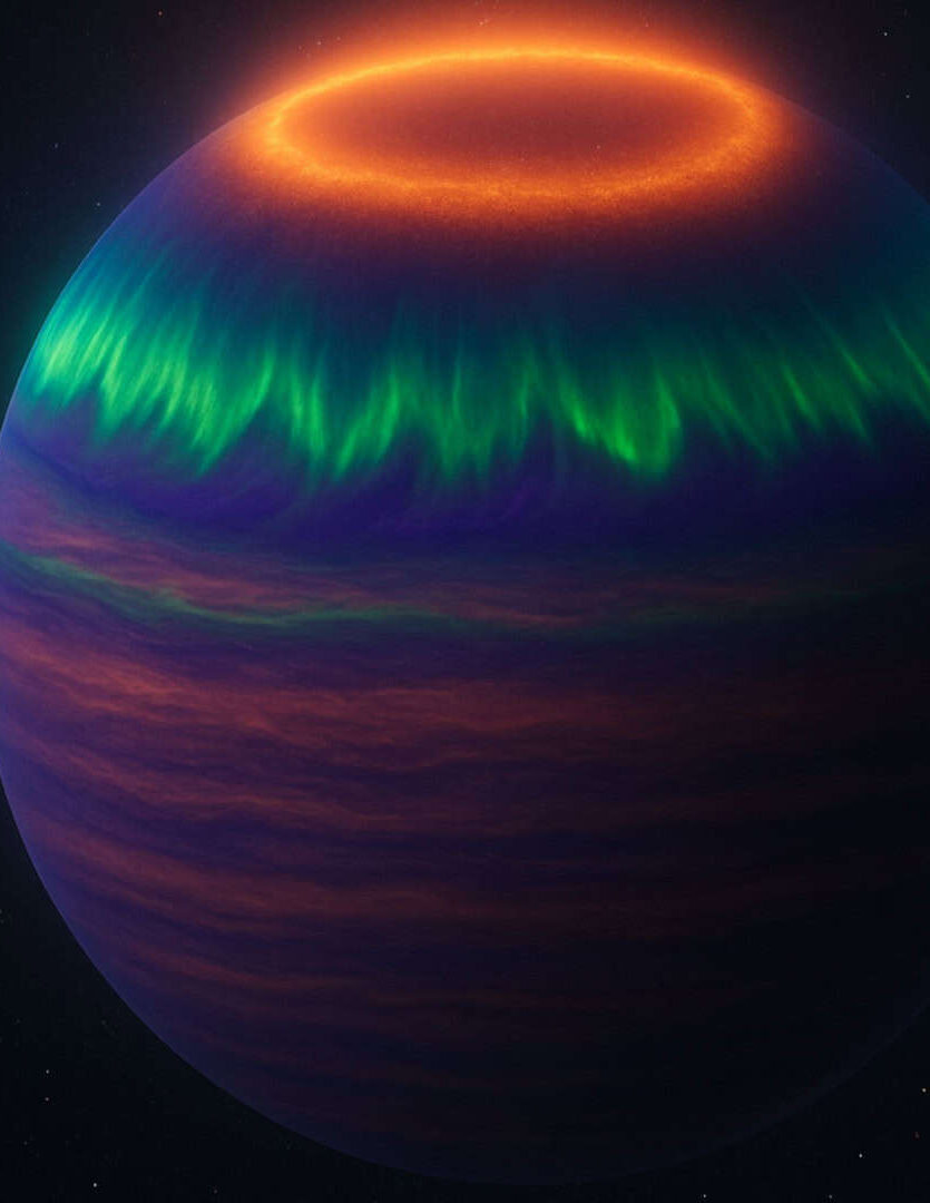 Não precisa de estrela: este planeta usa belas auroras como aquecedor natural