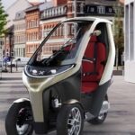Nem carro, nem moto: você pode dirigir esse triciclo elétrico sem capacete