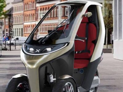 Nem carro, nem moto: você pode dirigir esse triciclo elétrico sem capacete