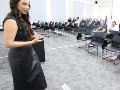 HBU promove palestra em alusão ao Agosto Lilás, mês de combate à violência contra a mulher, através do Núcleo de Humanização do hospital