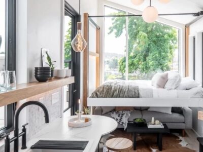 Microcasa de luxo: conforto em menos de 8 metros!