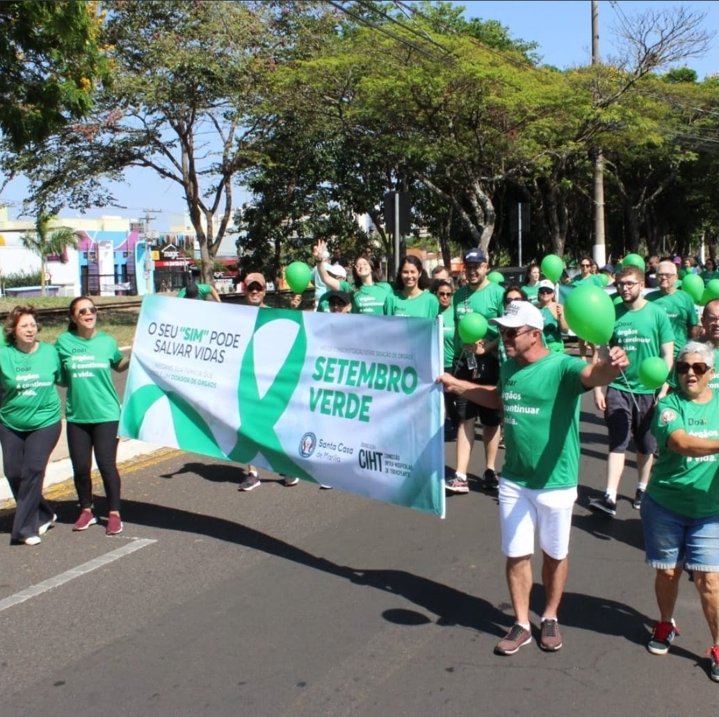 6ª Caminhada pela Doação de Órgãos da Santa Casa de Marília acontece neste dia 28 de setembro, domingo, na Esmeraldas. Veja horário e participe!