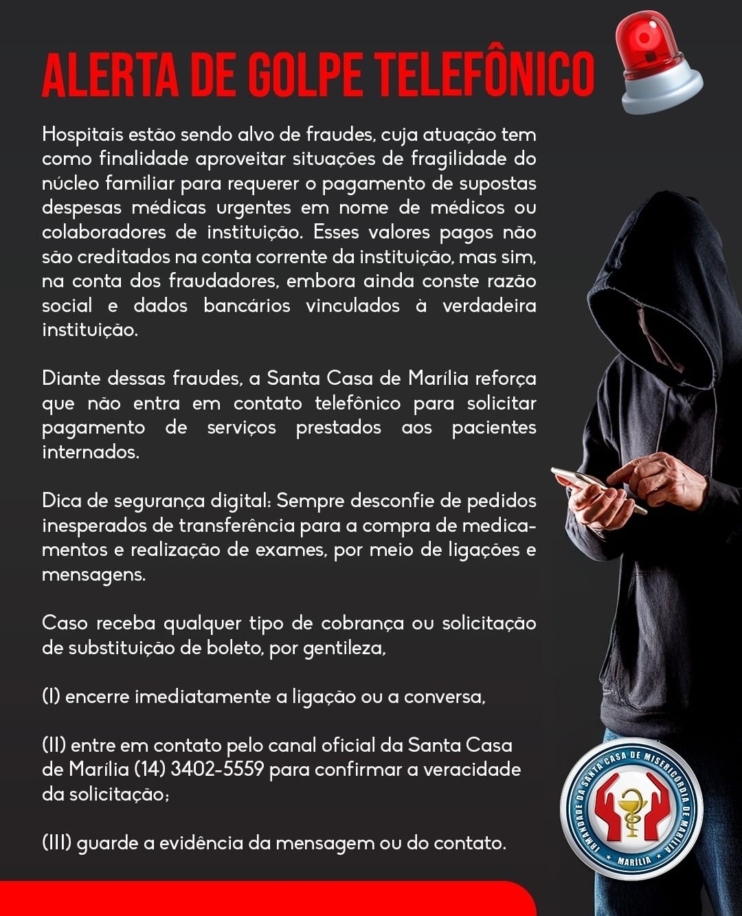 #AlertaDeGolpeTelefônico