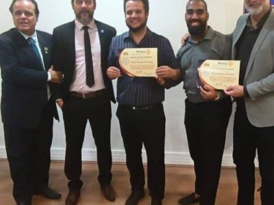 Rotary Club de Vera Cruz destaca empresas e instituições que ajudaram na compra e distribuição de 750 lanches da campanha do McDia Feliz em Marília
