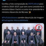 Vergonha mundial: foto oficial do STF, com composição dos novos presidente e vice, traz Paulo Gonet, do Ministério Público, como o “12º integrante”. Assim não se faz justiça em lugar nenhum do mundo
