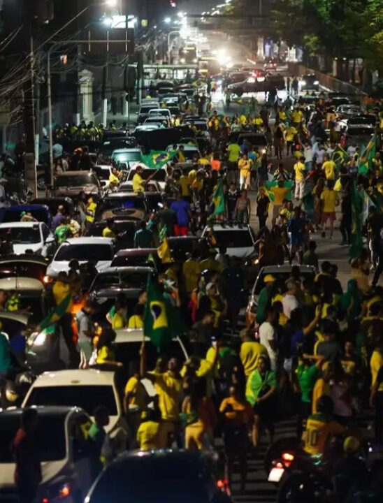Gabinete Paralelo de Moraes agiu contra protestos de caminhoneiros em 2022.