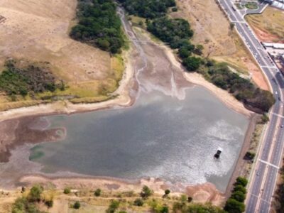 Baixo volume da represa Cascata evidencia impacto da estiagem e reforça a necessidade de consumo consciente em Marília, alerta RIC Ambiental, que adota medidas emergenciais