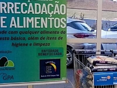 Rotary Internacional: rotarianos intensificam ação do Carrinho Solidário em Marília em parceria com o Grupo Pão de Açucar e destino ao Educandário