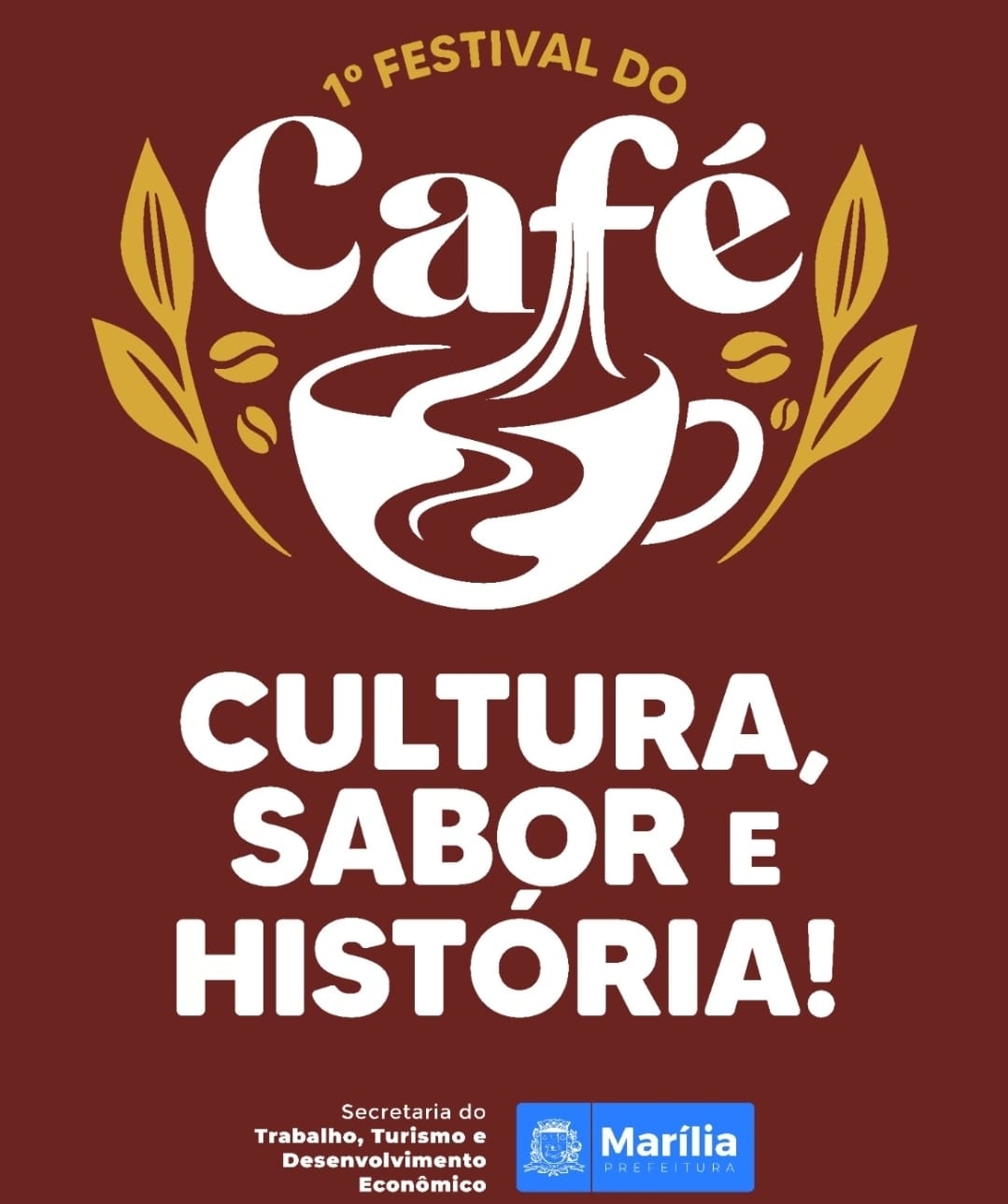 1º Festival do Café de Marília acontece na Fazenda Cascata. Evento marca a inserção de Marília e região no programa estadual Rotas do Café. Veja ampla programação e inscreva-se por aqui Vagas limitadas