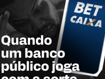 Caixa Econômica Federal quer roubar seu próprio povo, o brasileiro, ao criar plataforma própria de jogos de azar. É a triste realidade do Lulopetismo