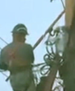 Quadrilha usa uniforme falso e caminhão-guindaste para roubar transformador de energia; VEJA VÍDEO