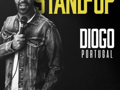 Diogo Portugal lança 1o. livro com textos originais de stand-up comedy. Humorista reflete sobre saúde, relacionamentos e envelhecimento. Veja vídeo e o conheça um pouco