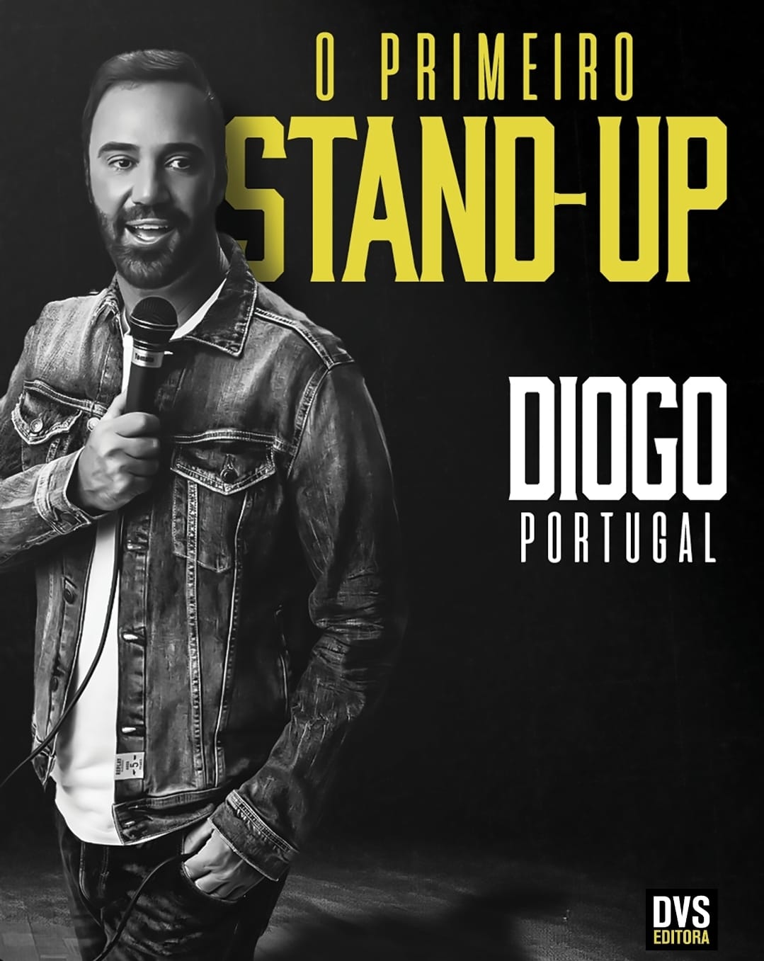 Diogo Portugal lança 1o. livro com textos originais de stand-up comedy. Humorista reflete sobre saúde, relacionamentos e envelhecimento. Veja vídeo e o conheça um pouco