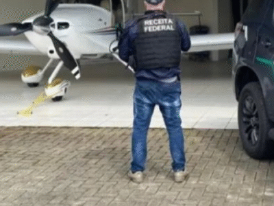 Avião com 571 iPhones irregulares e avaliados em R$ 3 milhões é apreendido