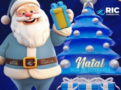 RIC Ambiental lança campanha “Gota de Esperança” para arrecadar brinquedos neste Natal. Ação solidária convida a comunidade para beneficiar crianças atendidas pelo CACAM e Projeto Doce Alegria. Veja como participar!