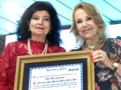 Unimar entrega título de Doutora Honoris Causa à renomada professora e jurista Maria Helena Diniz, uma das maiores referências do Direito brasileiro e internacional
