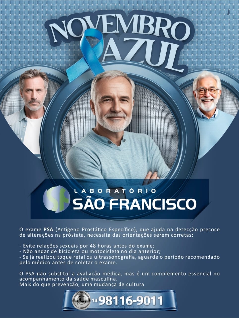 #NovembroAzulSãoFrancisco