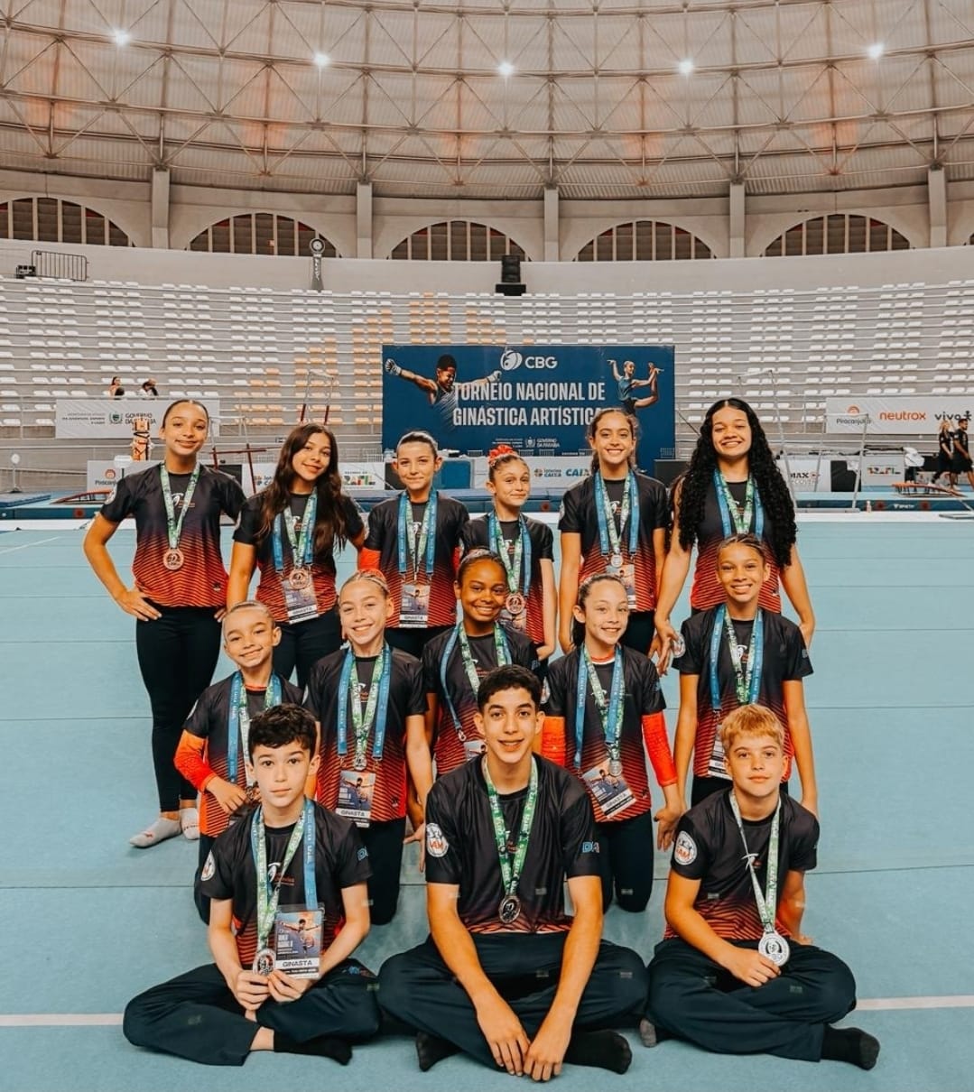 Ginástica artística de Marília da Academia Fabi Merelles finaliza Torneio Nacional em João Pessoa-PB com dois títulos e sete medalhas no total. E ganhou ainda duas de prata, entre outras. Fez bonito!