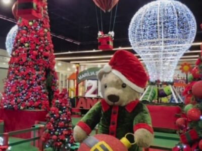 Natal Especial: Marília Shopping apresenta sua decoração natalina e se prepara para a chegada do Papai Noel. Tem ainda sorteio de uma Tracker 0 Km. Veja vídeos, entrevista e saiba de todas as novidades