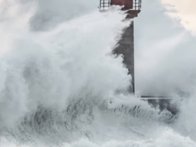 Satélite registra ondas monstruosas de até 20 metros