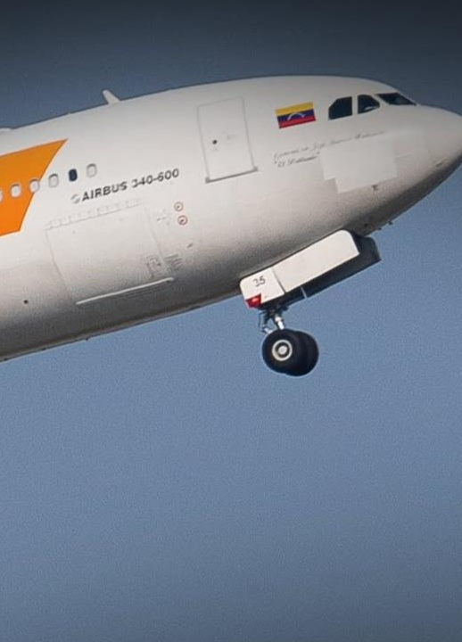 Comitiva da Venezuela desembarca na COP30 com o avião de maior consumo e mais poluente entre os demais países