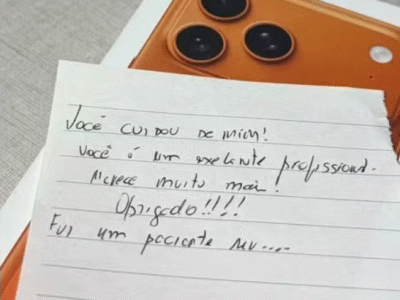 Paciente ‘misterioso’ presenteia enfermeiro com celular que custa mais de R$10 mil
