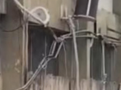 Marquise de concreto desaba na Aldeia COP30 durante chuva em Belém