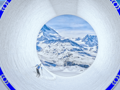 Neve o ano todo: conheça a roda gigante de esqui do Snowtunnel Park