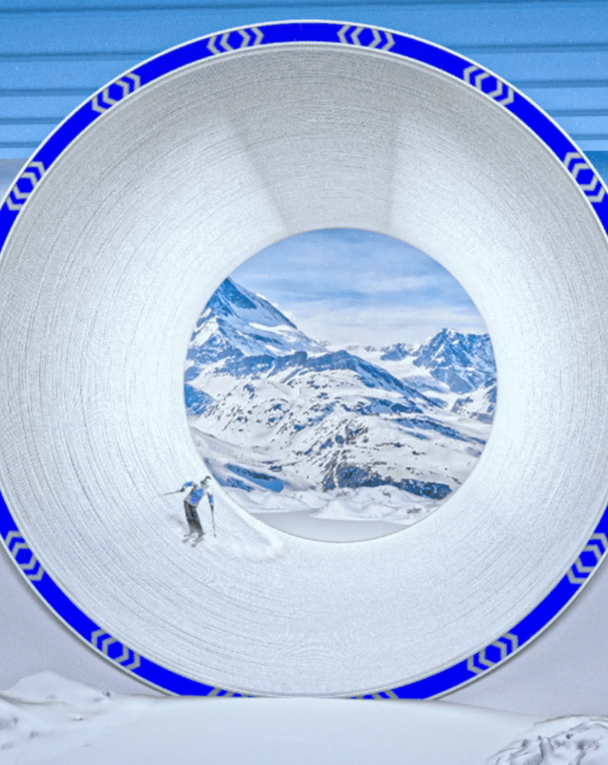 Neve o ano todo: conheça a roda gigante de esqui do Snowtunnel Park