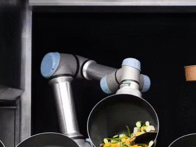 Assista: robô cozinheiro faz pratos sozinho em 4 minutos e ainda lava a louça