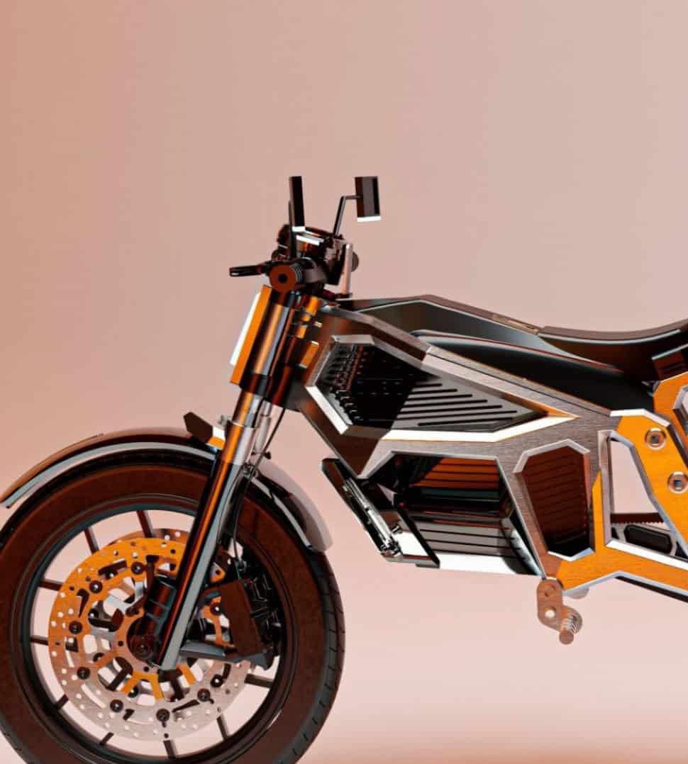 Moto com painéis solares retráteis promete recarga própria