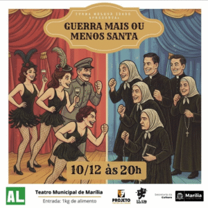 Projeto Teatro da Cidade realiza Mostra Final 2025 e anuncia ampliação de vagas para 2026. Serão seis dias de espetáculos no Municipal com entrada solidária e novas chances para ingressar no curso de teatro. Veja toda programação