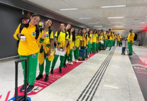 Atleta de Marília representa o Brasil nos Jogos Escolares Sul- Americanos, no Paraguai. Aos 14 anos, ela foi destaque em vários torneios no Brasil e agora leva o nome da cidade ao cenário internacional. Confira!