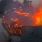Facção incendeia barco de valor milionário por dono recusar pagar pedágio de R$350; VEJA VÍDEO