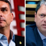 Centrão define apoio a Tarcísio de Freitas após reunião com Flávio Bolsonaro