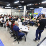DevFest Unimar 2025, um dos maiores eventos de tecnologia do interior paulista e que integra oficialmente o calendário do Google Developer Groups, reúne ingressantes e acadêmicos em dois dias de imersão em tecnologia
