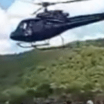 Helicóptero joga carne e multidão corre atrás em Goiânia; ASSISTA