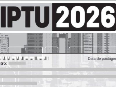 Saiba por aqui quanto pode ter aumentado o seu IPTU 2026: consulte online e também evite filas no Ganha Tempo. Se aumentou, procure a Prefeitura para se informar. Pagamento à vista dá um desconto de 7%