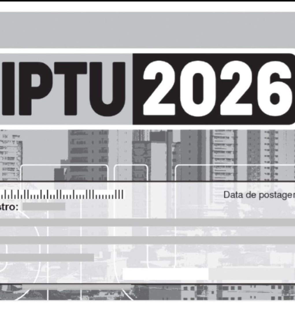Saiba por aqui quanto pode ter aumentado o seu IPTU 2026: consulte online e também evite filas no Ganha Tempo. Se aumentou, procure a Prefeitura para se informar. Pagamento à vista dá um desconto de 7%