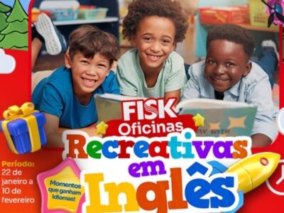Marília Shopping e Fisk Marília promovem Oficinas Recreativas de inglês e oferecem várias atividades lúdicas e educativas para crianças. Confira!