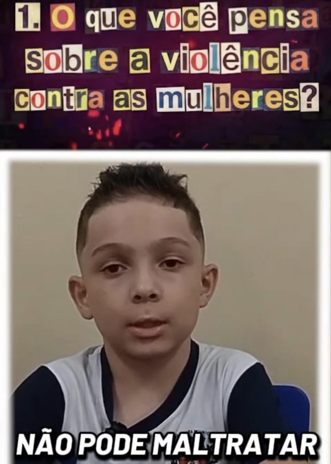 Alunos da Emef “Professor Olímpio Cruz”, de Marília, gravam vídeo emocionante em respeito às mulheres e contra o feminicídio. Campanha de conscientização envolve comunidade com engajamento através de depoimentos. Confira entrevista e assista !