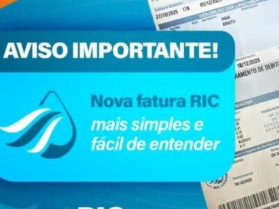 RIC Ambiental aprimora fatura e implementa novo ciclo de leitura e também vencimento. Mudanças tornam a conta mais clara, padronizam processos e facilitam o atendimento aos clientes. Entenda