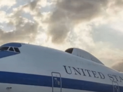 E-4B NIGHTWATCH AIRLINE ‘Avião do Apocalipse’ é flagrado em aeroporto comercial pela primeira vez em 51 anos; Veja vídeo