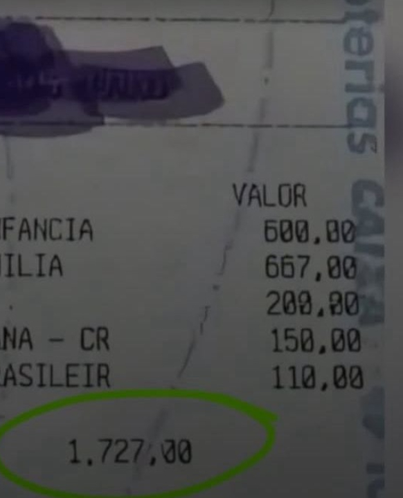 Mulher recebe R$ 1.727 de benefício social por mês e diz que não compensa mais trabalhar