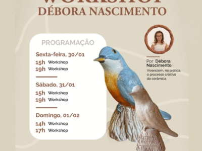 Marília Shopping amplia experiência da mostra “Contemplação desde a Matéria” com workshop imersivo de cerâmica. Atividade é gratuita a partir de hoje. Se inscreva aqui