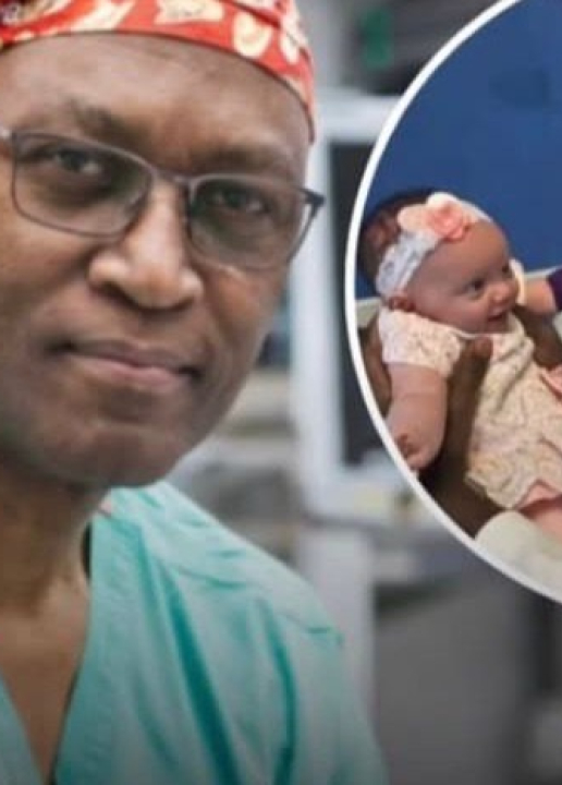 Cirurgia impressionante: médico nigeriano opera bebê com sucesso e o recoloca no útero da mãe; VEJA