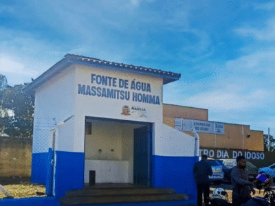 Fonte Massamitsu Homma, no bairro Planalto, recebe importante manutenção preventiva pela RIC Ambiental. Objetivo é de fornecer sempre água com qualidade