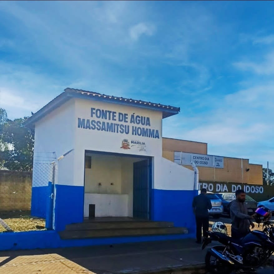 Fonte Massamitsu Homma, no bairro Planalto, recebe importante manutenção preventiva pela RIC Ambiental. Objetivo é de fornecer sempre água com qualidade