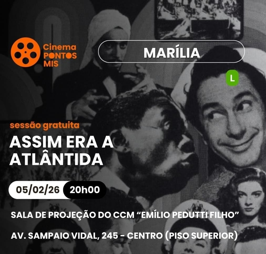 Cultura exibe documentário “Assim Era a Atlântida”, que resgata momento histórico do cinema brasileiro. Sessão gratuita será no Complexo Cultural Braz Alécio. Veja